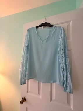 Cupshe Aqua Blue Home Pillow Shams
